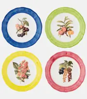 [Les-Ottomans] Les-Ottomans Botanica set of 4 ceramic plates