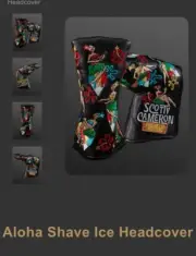 Scotty Cameron Aloha Shave Ice Headcover Blade