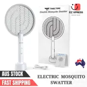 4000V Electric Bug Killer with USB Charging 3 Layer Mesh Outdoor Indoor Fly Swat