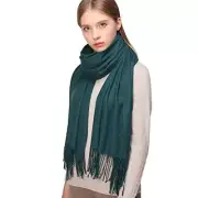 Women's Scarf Pashmina Shawls and Wraps for Evening Dress Bridesmaid Green