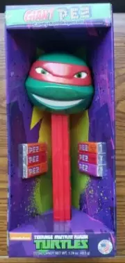RARE Giant PEZ Raphael Teenage Mutant Ninja Turtles Candy Roll Dispenser