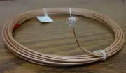 25 feet M17/93 RG178 cable 50 ohm RF Silver Plated PTFE Teflon(R) Mil-Spec Coax