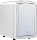 4L Beauty Mini Fridge with LED Light Makeup Mirror, 2In1 Small Portable Home Bar