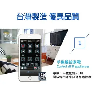 強強滾-AIFA i-Ctrl艾控 新一代WiFi智能家電遠端遙控器