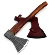 Viking Axe Bearded Axe Tomahawk Birthday Gifts-Hatchet Wood Handle w Sheath