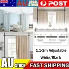 Privacy Partition Divider Screen Rod 1.1-3m Adjustable Large Room Divider Panel