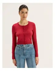 [REVIEW] Cassia Cardigan in Red