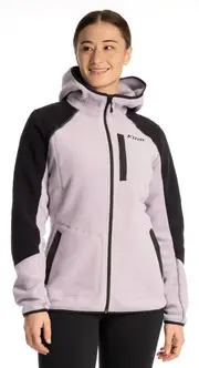 Klim Darby Canyon, zip hoodie women , color: Violet/Black , size: XL