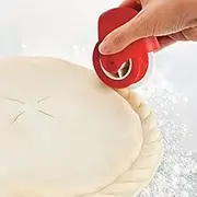 Pizza Pastry Cutter Pastry Pie Decoration Cutter Plastic Wheel Roller for Pizza Pastry Pie Crust Baking Cutter