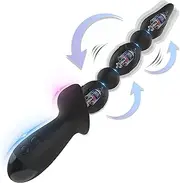 Vibrating Anal Beads Anal Vibrator Toys Butt Plug with 10 Vibration Modes Anal & Vaginal Vibrators Anal Plug Prostate Massager Adult Sex Toys4couples Men & Women