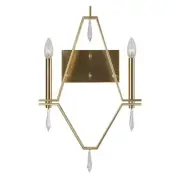 Forte Lighting 5143-02 Robin 2 Light Wall Sconce - Gold