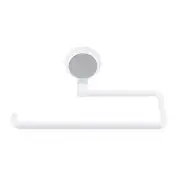 Adhesive Paper Towel Holder, White