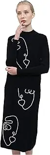 [BEYOND FASHION] 100% Pure Cashmere Sweater Crew Neck Pullover for Women