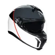 AGV Tourmodular Modular Motorcycle Helmet - Balance - White/Grey/Red