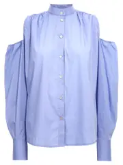 [Le Twins] Le Twins-Cora Camicie Celeste-Donna 38IT Light Blue