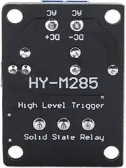 DC 5/12V High Level Solid State Relay Module 1 Channel SSR Output with Fuse for Electronic Control (5V)