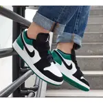 《VALUE》NIKE AIR JORDAN 1 AJ1 MYSTIC GREEN 低筒 黑綠脚趾 553558-113