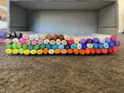 Copic sketch markers as a set