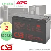 APC RBC123 UPS High Rate 34W Battery by Hitachi CSB HR Series