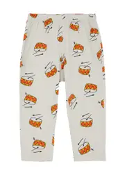 Bobo Choses Kids Mini Musician Printed Cotton Trousers (6-24 Months) - Beige - 18 Months (18 Months) 18 MONTHS (18 months)