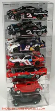 NASCAR Diecast Display Case 7 car Vertical 1:24 scale