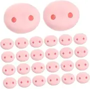 FONDOTIN 100pcs Eyes and Simulated Pig Nose for Crochet Stuffed Animals Safety Nose for DIY Plush Durable Craft Accessories