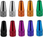 EXAOMBLE Pcs Bike Tire Valve Caps Cap Set Aluminum Alloy Rainproof Extend Tire Life Random