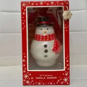 NEW Holiday Time Christmas Snowman Ceramic Air Fresher Vanilla Aniseed