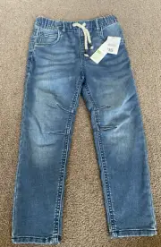 Anko BOYS SLIM FIT ELASTIC WAIST JEANS SZ 5 BNWT