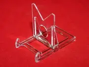 5 ONLY - Two Part Adjustable Display Stand. minerals, plates, CDs. AFL. NRL
