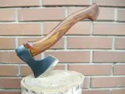 Handmade Axe Vintage Russian Bearded Axe Hatchet - Free Engraving Outdoor Gift A