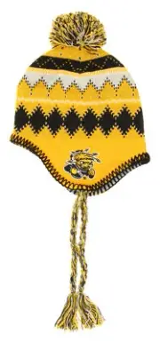 OuterStuff NCAA Youth Wichita State Shockers Logo Knit W/Pom, OSFM