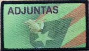 Puerto Rico Flag & Adjuntas Patch W/ Hook & Loop Fastener Tactical I