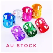 30PC Hair Dreadlock Braid Beard Beads Cuffs Clips Style Rings Wrap Colorful 8mm