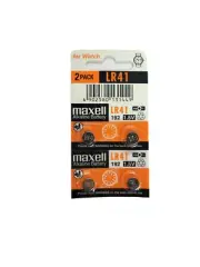 4 pack Maxell LR41 AG3 192 LR736 92A 1.5 Volt (4 Batteries) Alkaline Button Cell