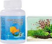 120 Tablets Fish Tank Oxygen Tablets - Long-term Oxygenation Particles For Fish Tank | Multi-Purpose Oxygenation Tool Fish Tank, Aquarium,pond, Water Conditioner Tablets,Water Purification Particles