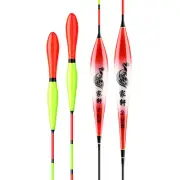 5pcs Indicator Floats Bobbers Eye-catching Triangle Tail Fishing Floats Fishing