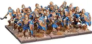 Mantic Games Kings of War Empire of Dust Skeleton Warriors Regiment Plastic Miniature Set (20 Pieces)