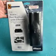 USB MOBILE PORT REPLICATOR WITH ETHERNET PA090U - NEW IN PACKAGE