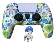 Silicone Cover For PS5 Controller Case Skin - Paisley