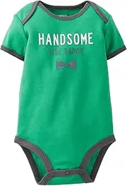 [Carter's] Baby Boys' Slogan Bodysuit (111a486), Multicoloured