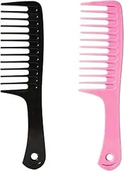 Wide Tooth Detangling Large Comb for Women, 2Pcs Large Hair Detangling Comb Wide Tooth Comb,Wide Tooth Comb Detangling Hair Comb,Wide Teeth Hair Comb Detangling Comb,Wide Tooth Detangling Comb