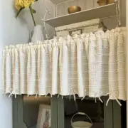 Short Curtain Kitchen Bedroom Bathroom Half Curtain Door Curtain One Panel Drape