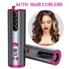 Cordless Automatic Rotating Hair Curler USB Rechargeable Curling Iron