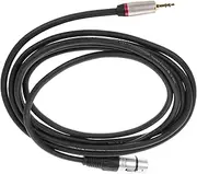 ULDIGI Mini XLR Male to Plug Adapter Pin Mini XLR Female Connector for Stereo Audio Equipment Portable Audio Cable for Sound Transmission