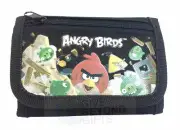 Angry Birds Tri Fold Wallet Children Girl's boy's Back to School Color Black