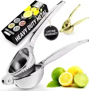 Metal Lemon and Lime Squeezer - Handheld Citrus Juicer