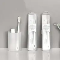 在飛比找momo購物網優惠-牙刷旅行組 旅行組2件式 3入 攜帶型(牙刷+牙膏+收納盒 