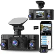 Dash Cam Front and Rear Inside, 360° Dash Camera for Cars 4 Channel 4K/2K FHD...