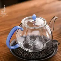 在飛比找ETMall東森購物網優惠-天久匠心耐熱玻璃茶壺煮茶燒水壺 500ML